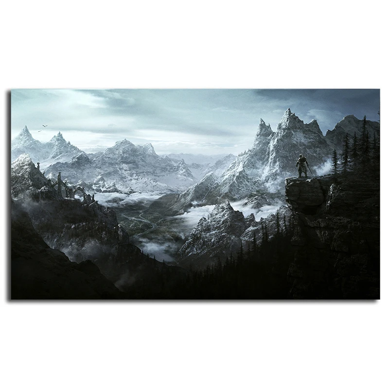 Лезвия V Skyrim HD обои настенные художественные плакаты на холсте принты картины настенные картины для офиса гостиной домашний декор