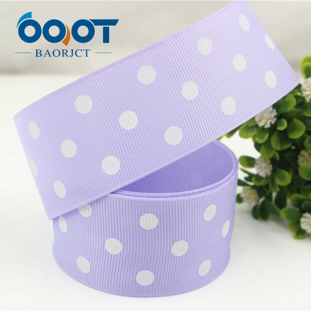 OOOT BAORJCT 176181 38 мм 10 ярдов/лот ленты в горошек термопереводные печатные корсажные Свадебные аксессуары ручной работы материал
