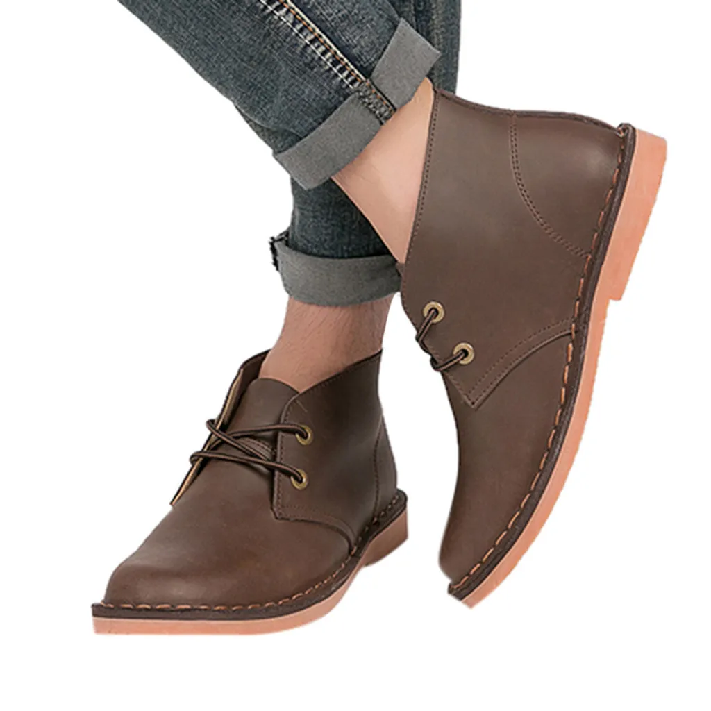 Новинка Мужские ботинки в английском стиле ботильоны модные мужские британском