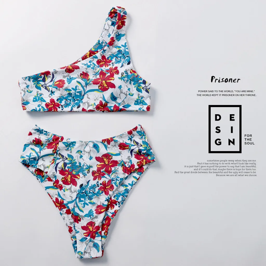 SAGACE повязка купальник бикини для женщин одно плечо комплект 2019 ванный с