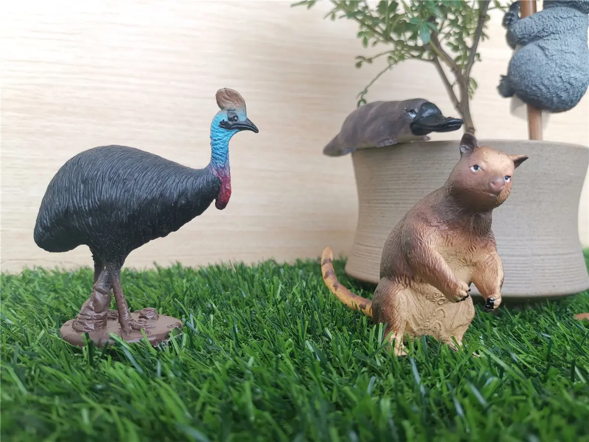 PNSO 5 шт. океанийские животные модель кенгуру коала Platypus рисунок дети мальчики игрушка Декор подарочный набор обучающая коллекция образовательный Декор
