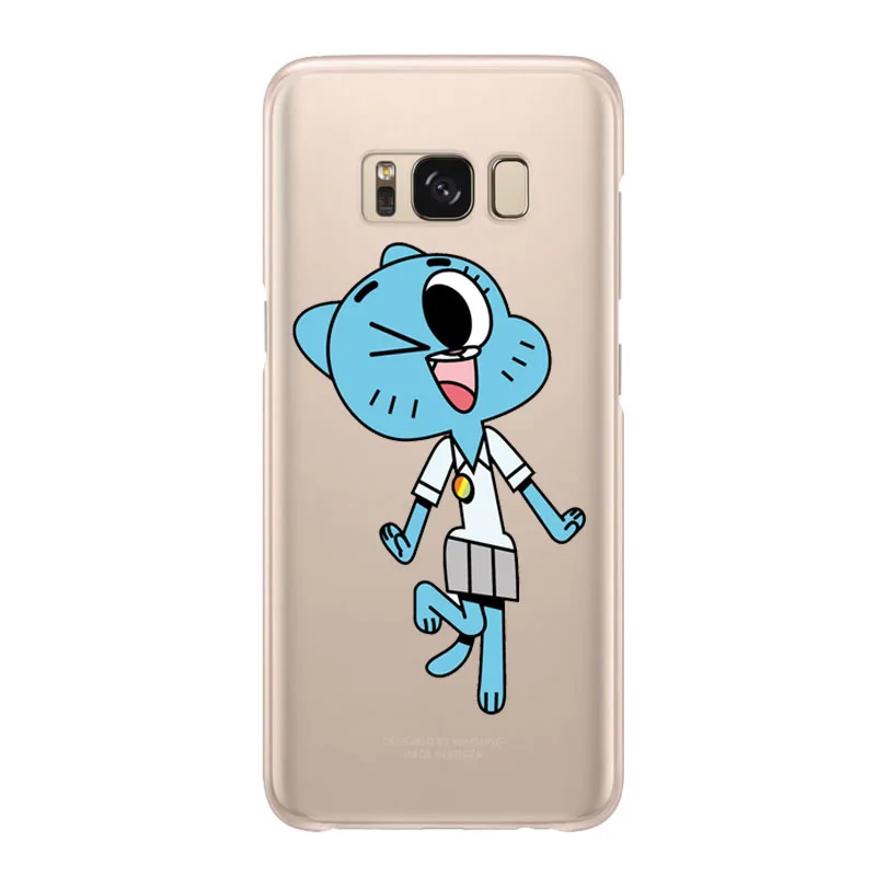 Аниме ТВ удивительный мир Gumball программный телефон задняя крышка для samsung S7 S8 S6