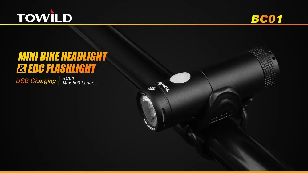 TOWILD BC01 CREE XP-G2 S3 LED 500 lumens USB Rechargeable LED Bike Bicycle light