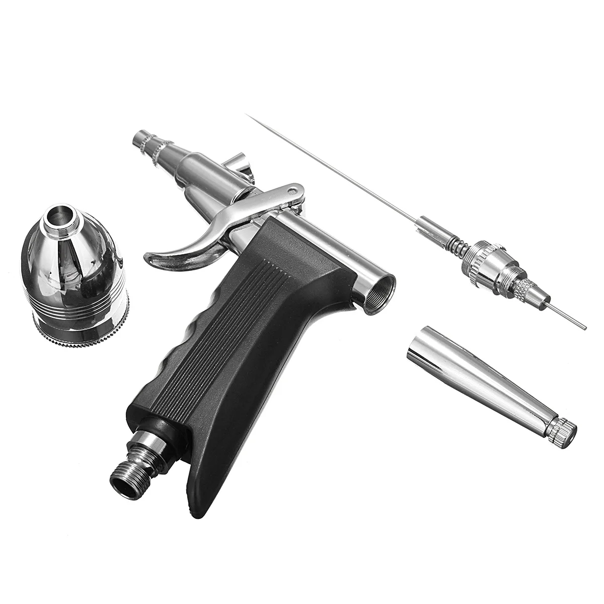 

Air Brush Kit Spray Gu n Set Temporary Tattoo Set 0.2mm/0.5mm Nozzle Comperssor Body Paint Art Spray Gu n