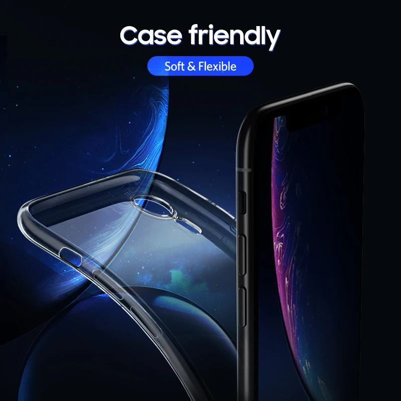 Benks Роскошный прозрачный ТПУ чехол для iPhone XS Max XR X противоударный Мягкий