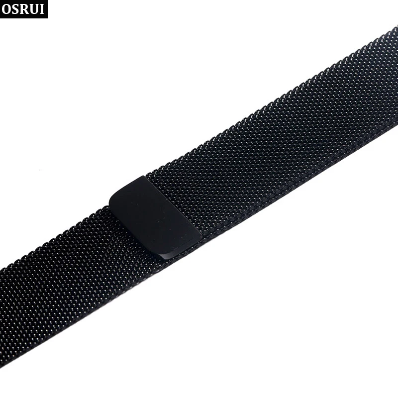 Миланская петля для apple Watch band 42 мм 38 44 40 Высокое качество Магнитный регулируемый