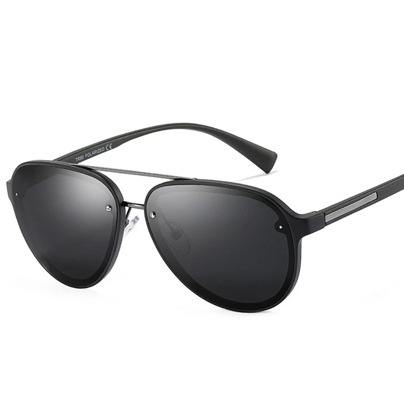 Мужские и женские поляризационные солнцезащитные очки TR90 классические круглые