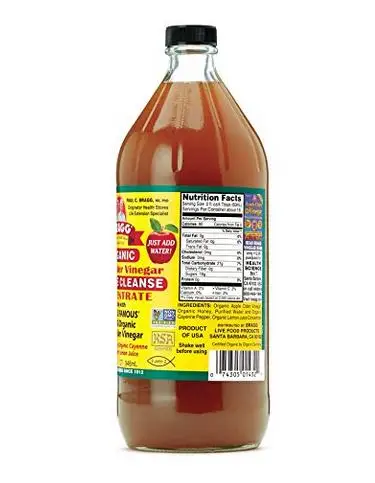 Оригинальный импортный уксус яблочного сидра из США Bragg яблочный 473 мл|vinegar| |