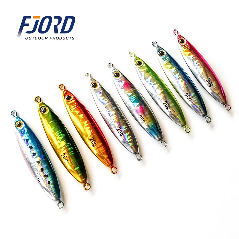 FJORD 10g15g20g маленькая металлическая ложка для джиггинга с медленным встряхиванием