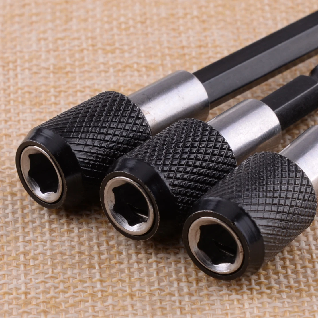LETAOSK New 3pcs Multifunctional 6.35mm 1/4 Hex Shank Holder Magnetic Screwdriver Extension Bit Set Quick Release Drill Bits