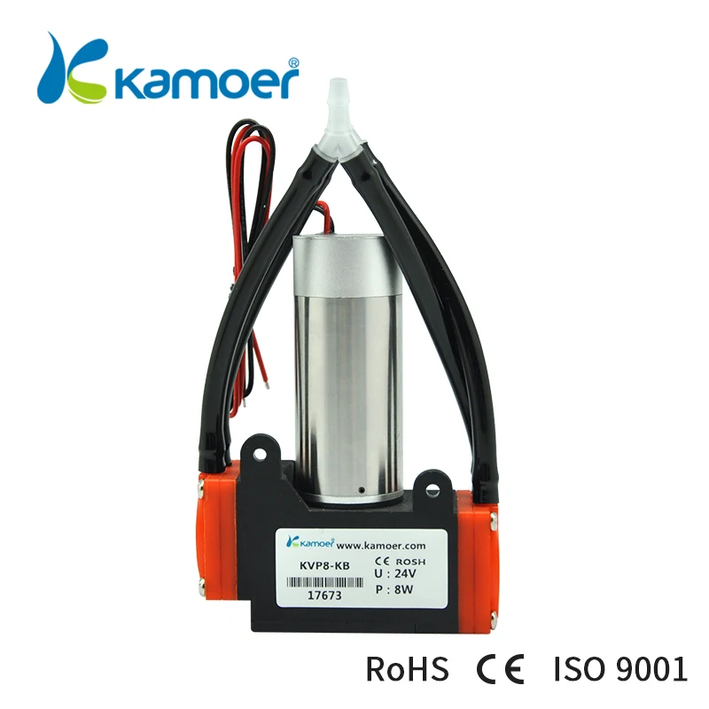 Kamoer KVP8 микро электрический мембранный вакуумный насос с бесщеточным двигателем постоянного тока и двойной головкой
