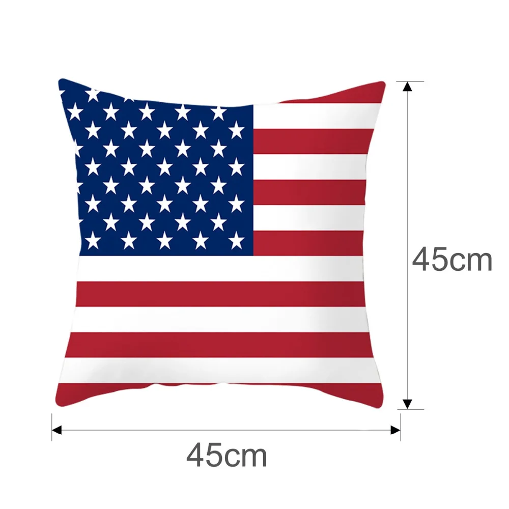 QIFU 45x45 см День Независимости наволочка с американский флаг Happy July 4th декор для