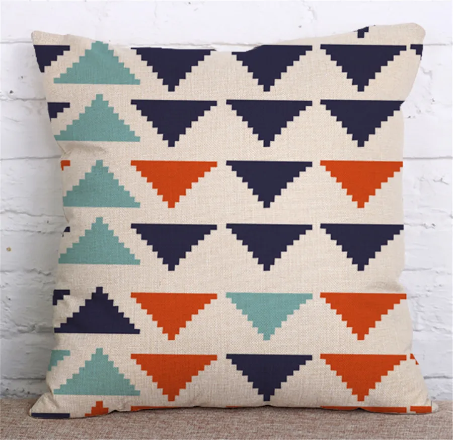 1 шт. скандинавский винтажный Чехол для подушки в виде сердца красочные клетчатые