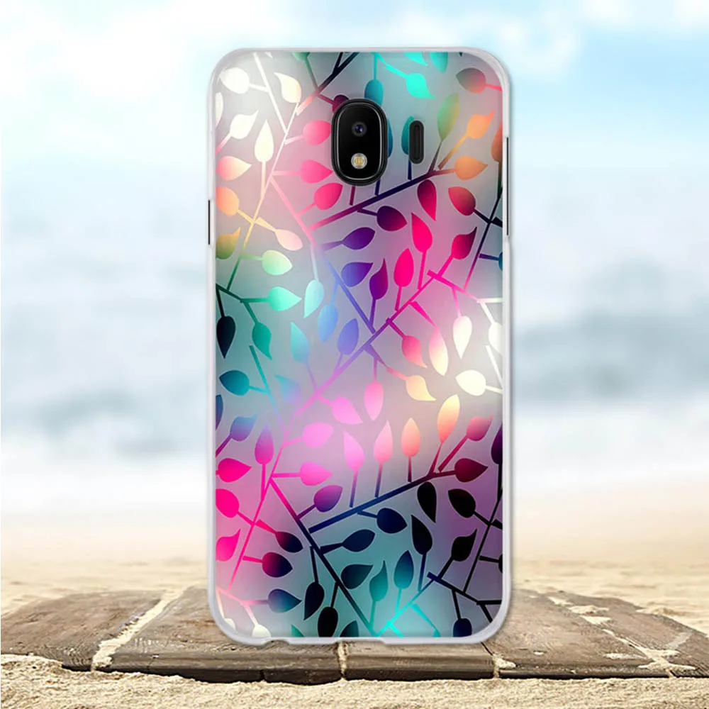 Чехол для Samsung Galaxy J3 J4 J6 J8 2018 силиконовый роскошный чехол 3D милый цветок