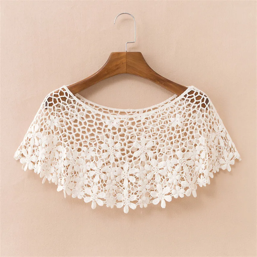 Женская накидка белое трикотажное болеро с кружевами Пляжное пальто 2019|Женские