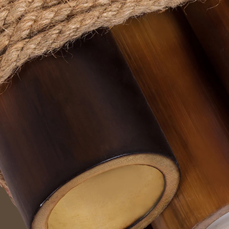 Европейский Кантри стиль ручной работы потолочные светильники бамбуковые дома