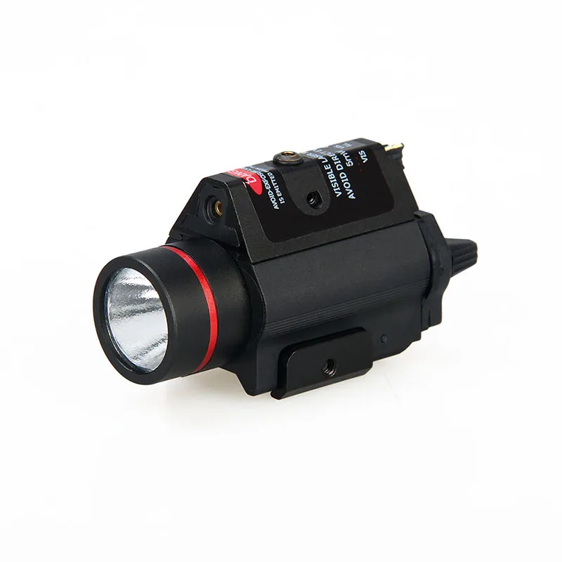 

TRIJICON New arrival 3W-H2 aluminum M6R flashlight with red laser lumens 180LM Bulb CREE Q5 gs15-0096