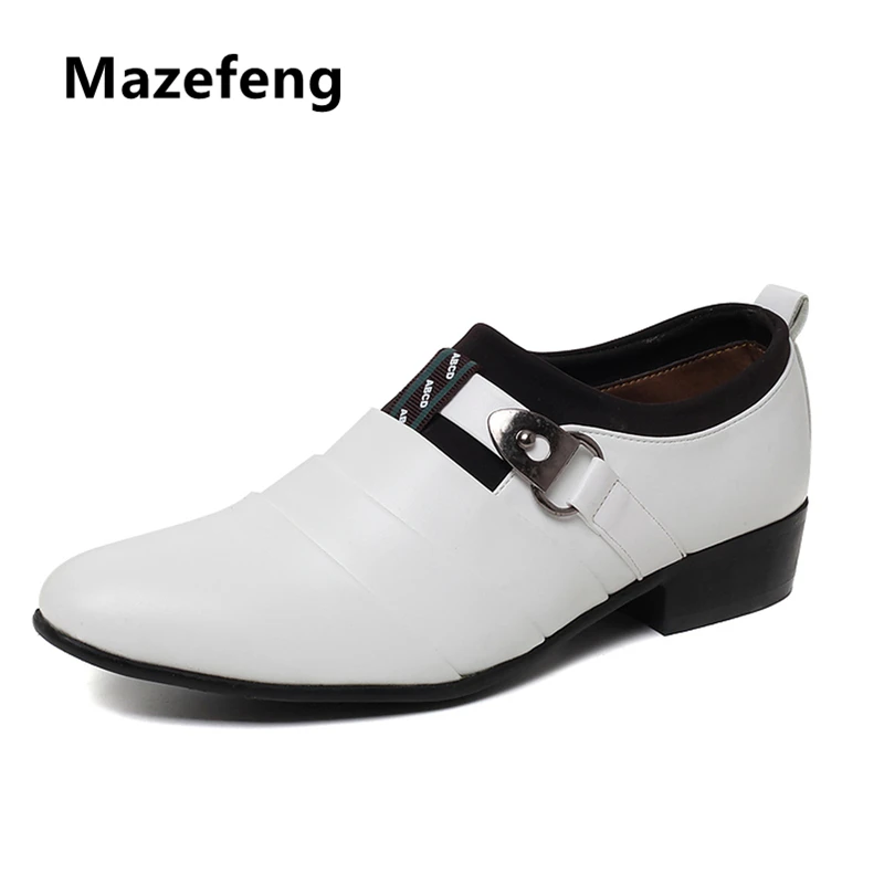 Mazefeng 2018 новые летние мужские классические туфли износостойкие кожаные в