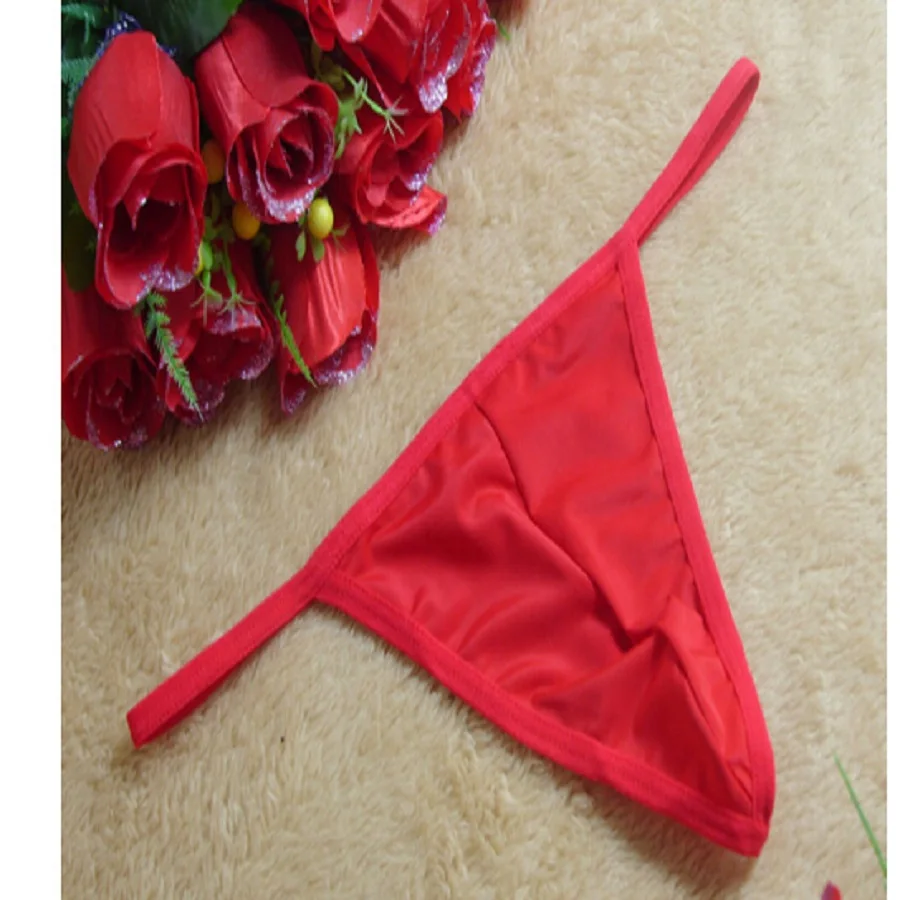 Хит продаж сексуальное нижнее белье мужские стринги однотонные трусики женское