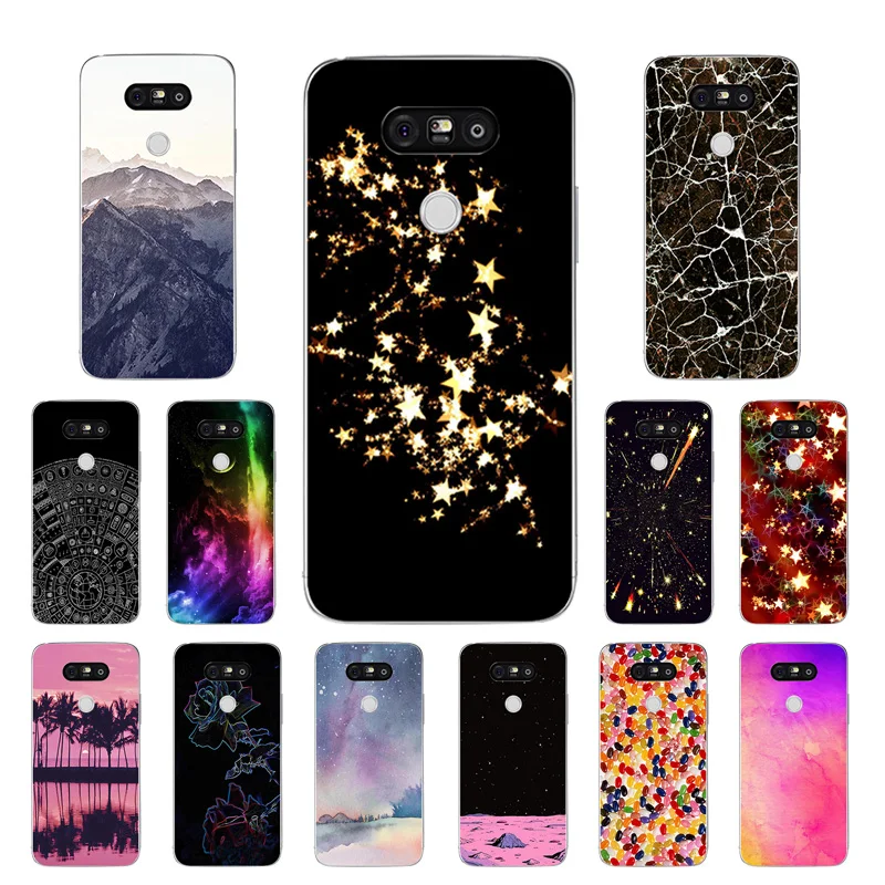 for Coque LG G5 Case TPU Transparent Phone Disk Printing Silicone Soft Back Cover Capa Accessories |