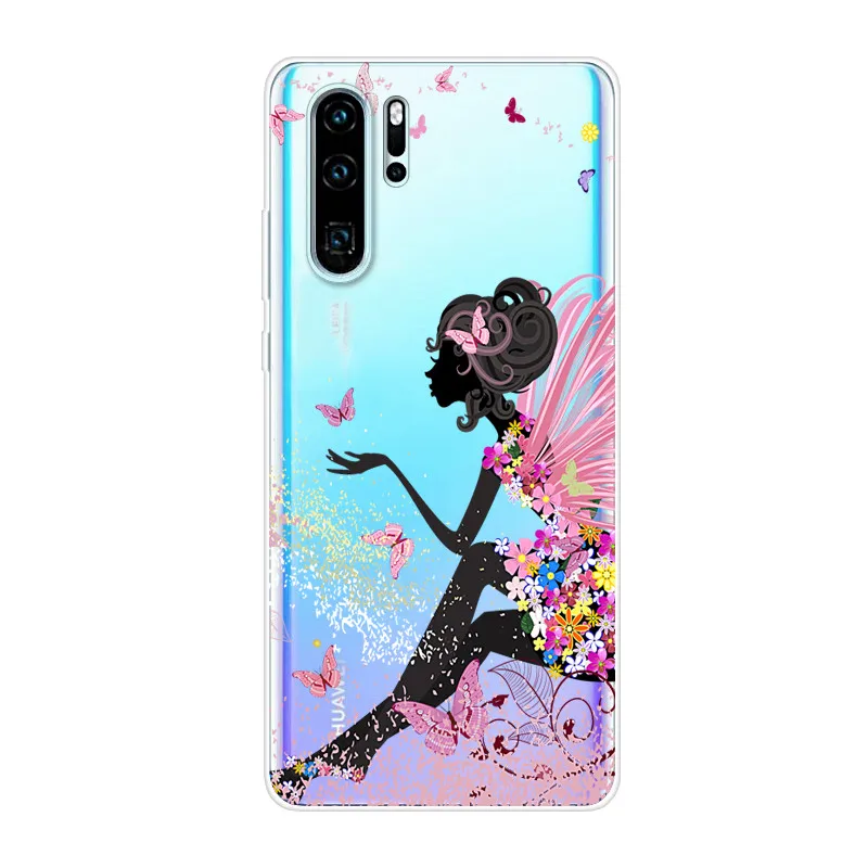 Мультяшный чехол для huawei P30 Pro силиконовый чехол ТПУ задняя крышка чехол для телефона для huawei P30 Pro VOG-L29 ELE-L29 P 30 Lite мягкий чехол