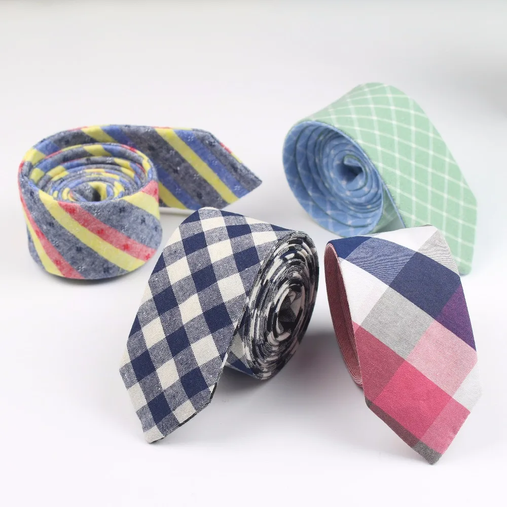 Бесшовный Классический мужской галстук в клетку повседневный с двумя лицами