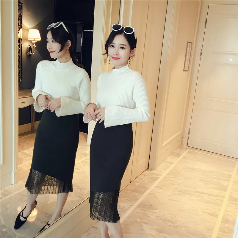 

6281 real shot, new skirt, hem lace, 50