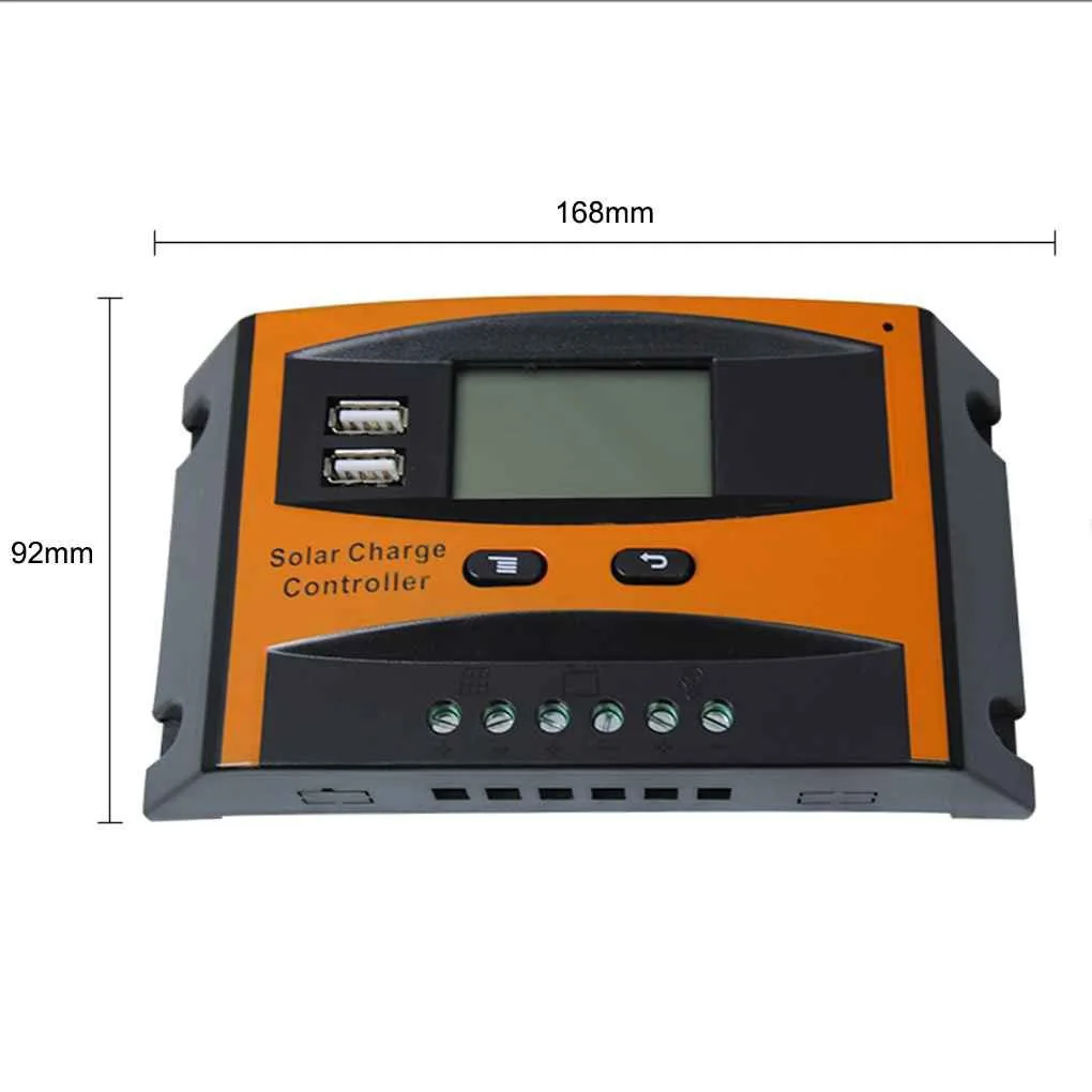 20A 12V 24V блок управления установкой на солнечной батарее ЖК-дисплей Функция Dual USB