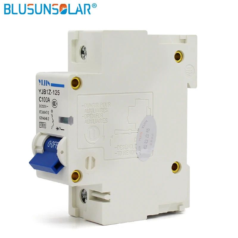 1P 100A 220V DC Автоматический выключатель (DC MCB мини автоматический выключатель) для PV