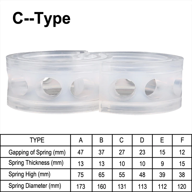 2 шт. автомобильный пружинный бампер буферный амортизатор силовая Подушка