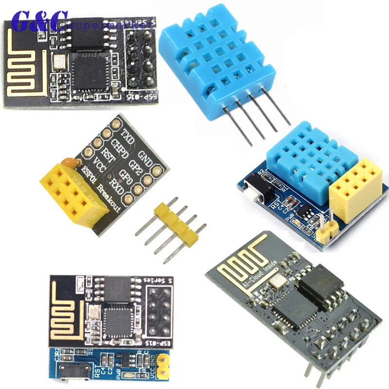 ESP8266 Wi Fi NodeMCU умный дом IOT DIY Kit ESP 01 01S DHT11 Температура влажность Сенсор