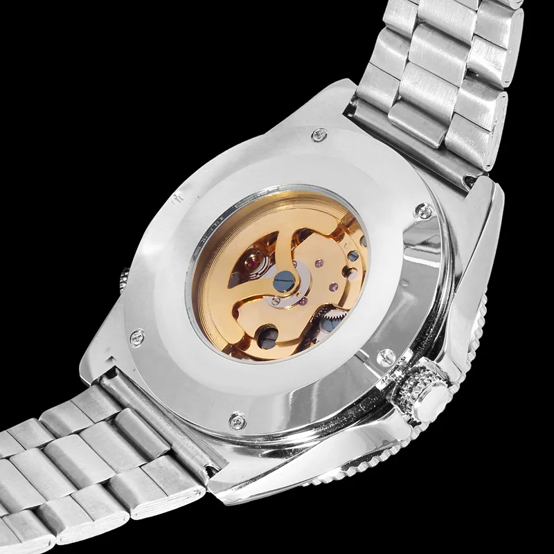 Часы наручные Winner Мужские механические модные деловые повседневные Роскошные