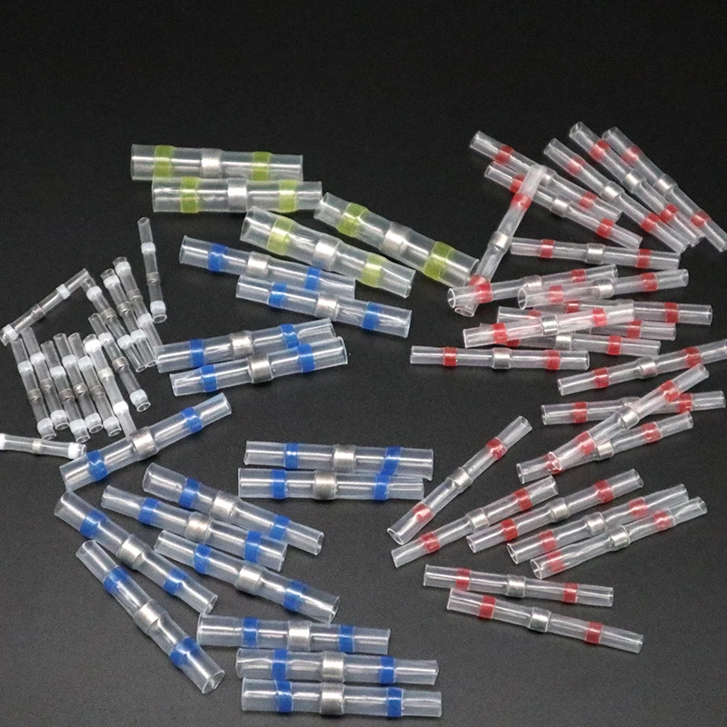 50 шт./компл. водонепроницаемый луженый медный припой-уплотнение-термоусадочный