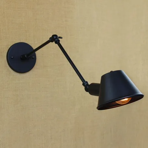 Винтажное настенное бра Edison в стиле лофт складные зеркальные настенные