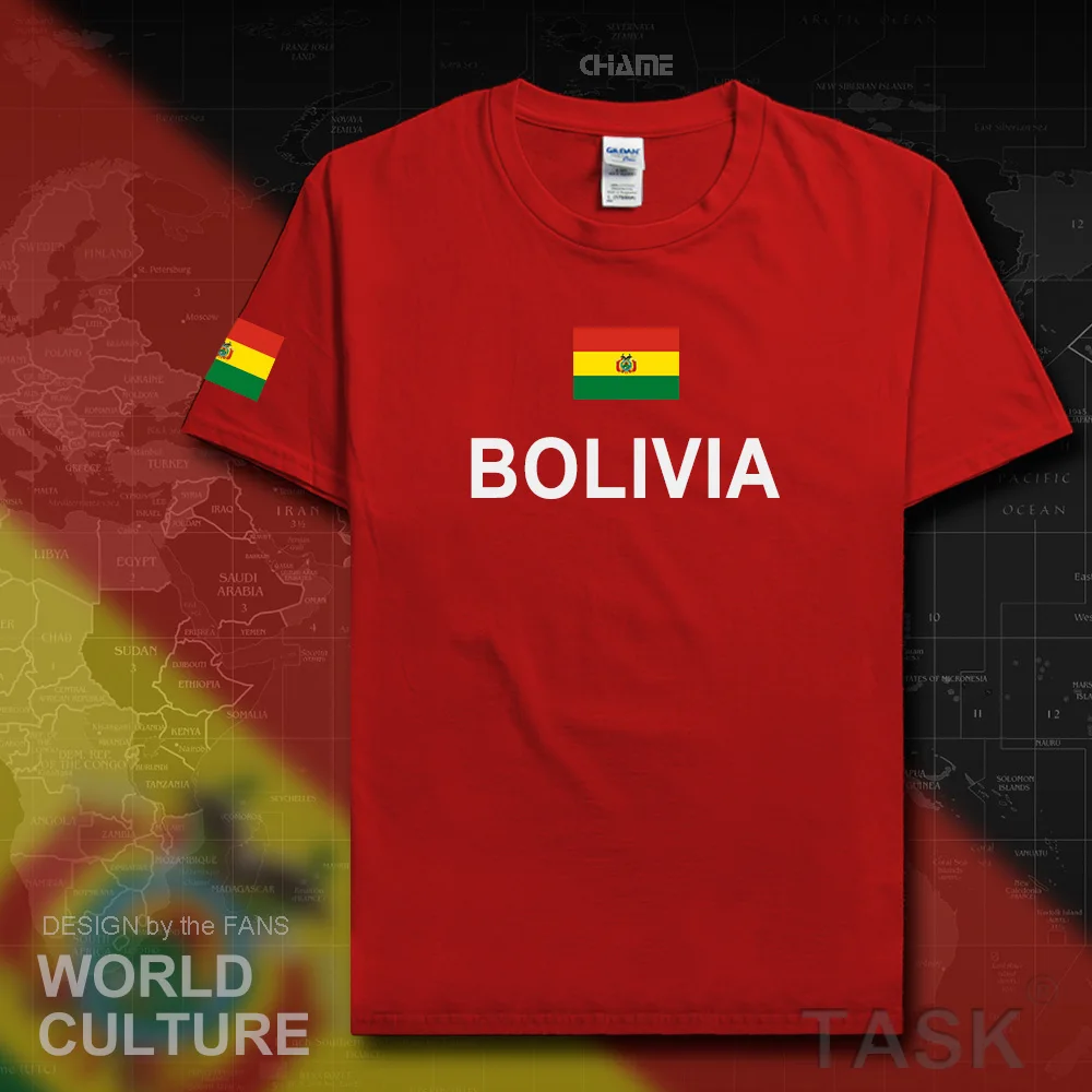 Bolivia Bolivian мужские футболки мода 2017 трикотажные изделия национальная команда