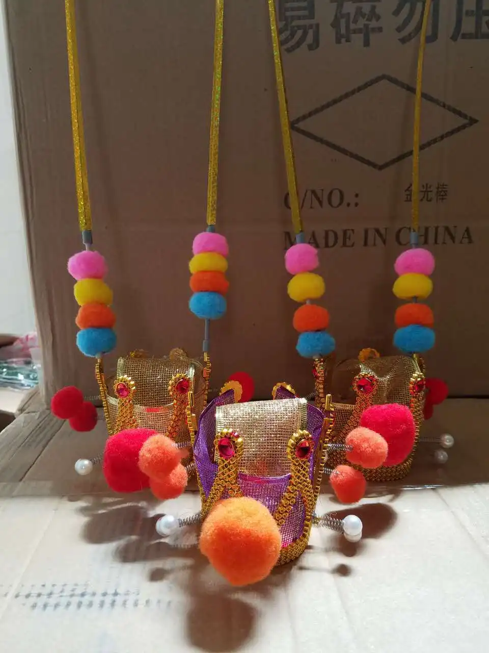 Шляпа чемпиона Wukong с гальваническим покрытием реквизит в виде короны зицзинь