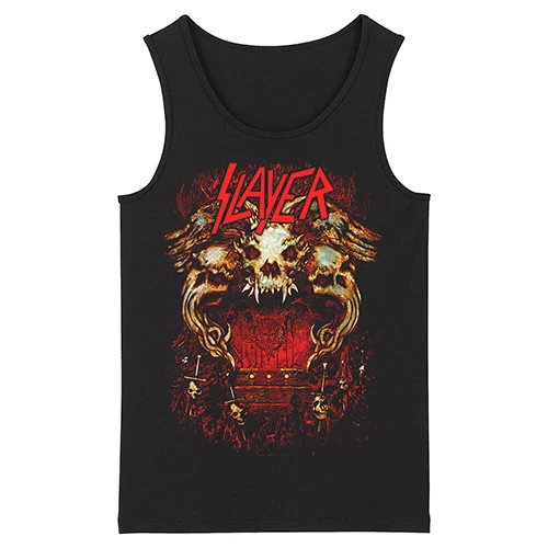 Todhoof Slayer THRASH тяжелый металл HardMetal Deathcore мужской топ топы на бретелях Азиатский размер - Цвет: 4