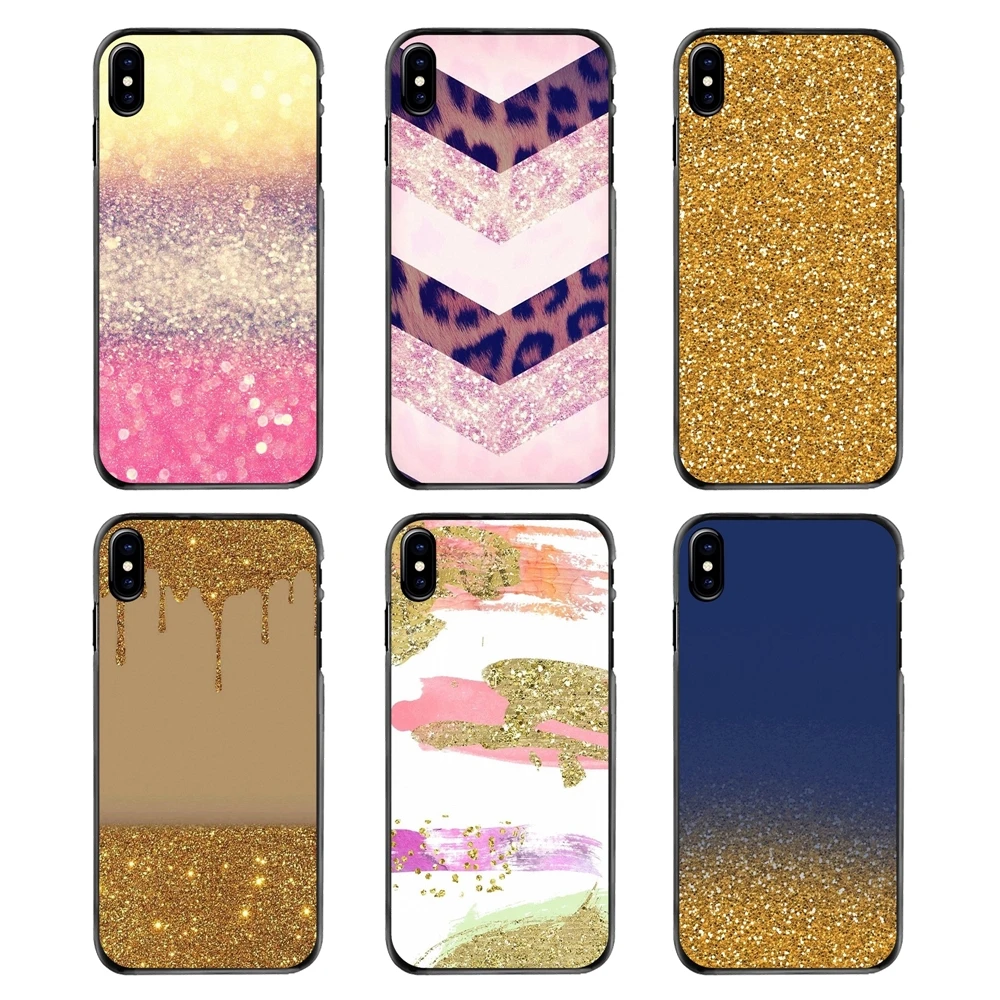 Gold Pink Glitter Cross For Sony Xperia X XA XZ M2 M4 M5 C3 C4 C5 T3 E4 E5 Z Z1 Z2 Z3 Z5 Compact Accessories Phone Shell Cover |