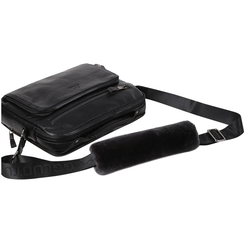 100% Австралийский овчина чехол для ремня безопасности Наплечная накладка