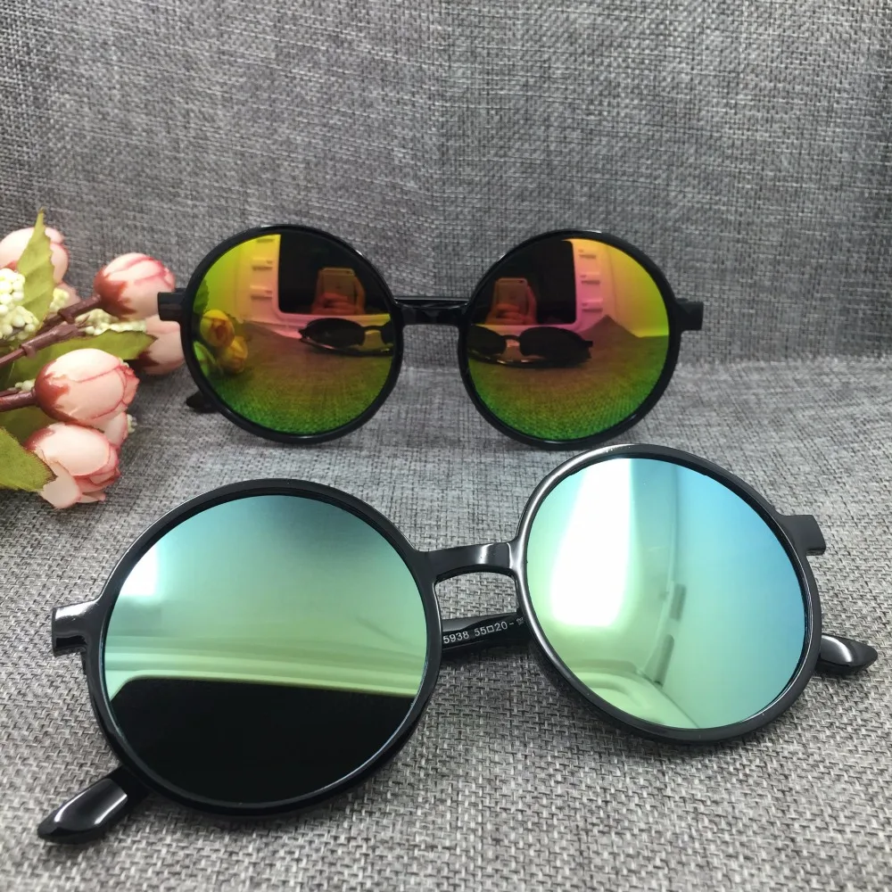Женские Классические солнцезащитные очки Gafas Oculos винтажные Круглые