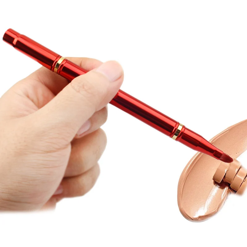 Makeup Brush Double Section 4 Head Portable Lip Eyebrow Beauty Tools for Women YUF99 | Красота и здоровье