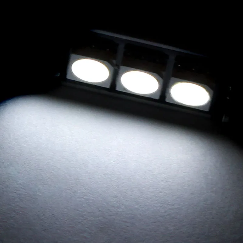 Kkmoon 37 мм 3 5050 SMD LED Canbus Белый салона Купол гирлянда свет лампы для вашего автомобиля