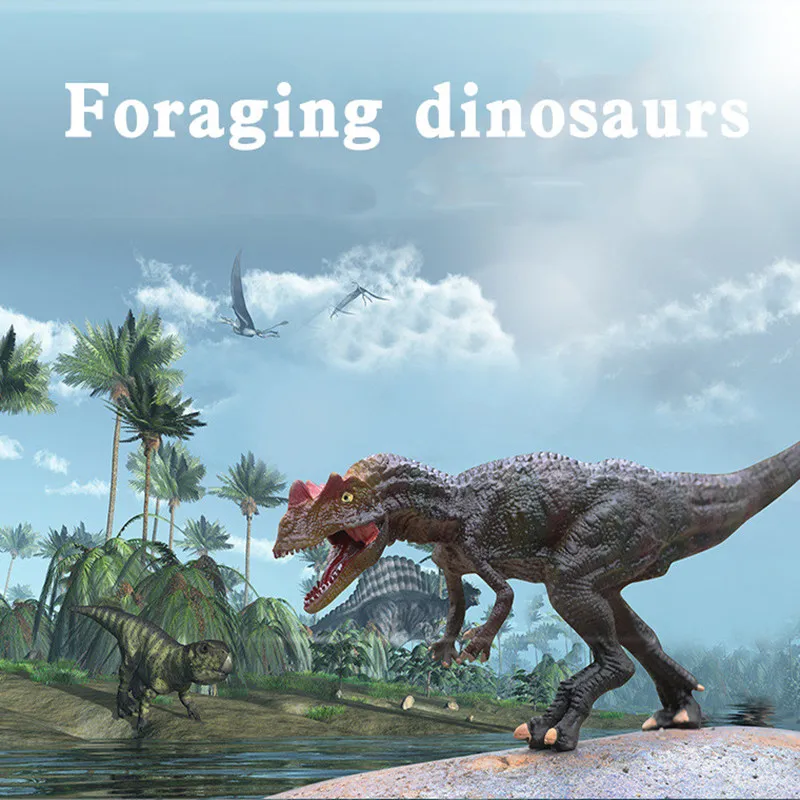 Детская динозавр игрушка динозавра Юрского периода Пластик модели T Rex аллозавр