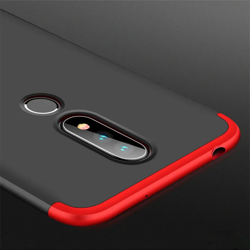 For Nokia 6.1 Plus phone case luxury X6 2018 protective TA-1099 full Anti-shock Back cover |