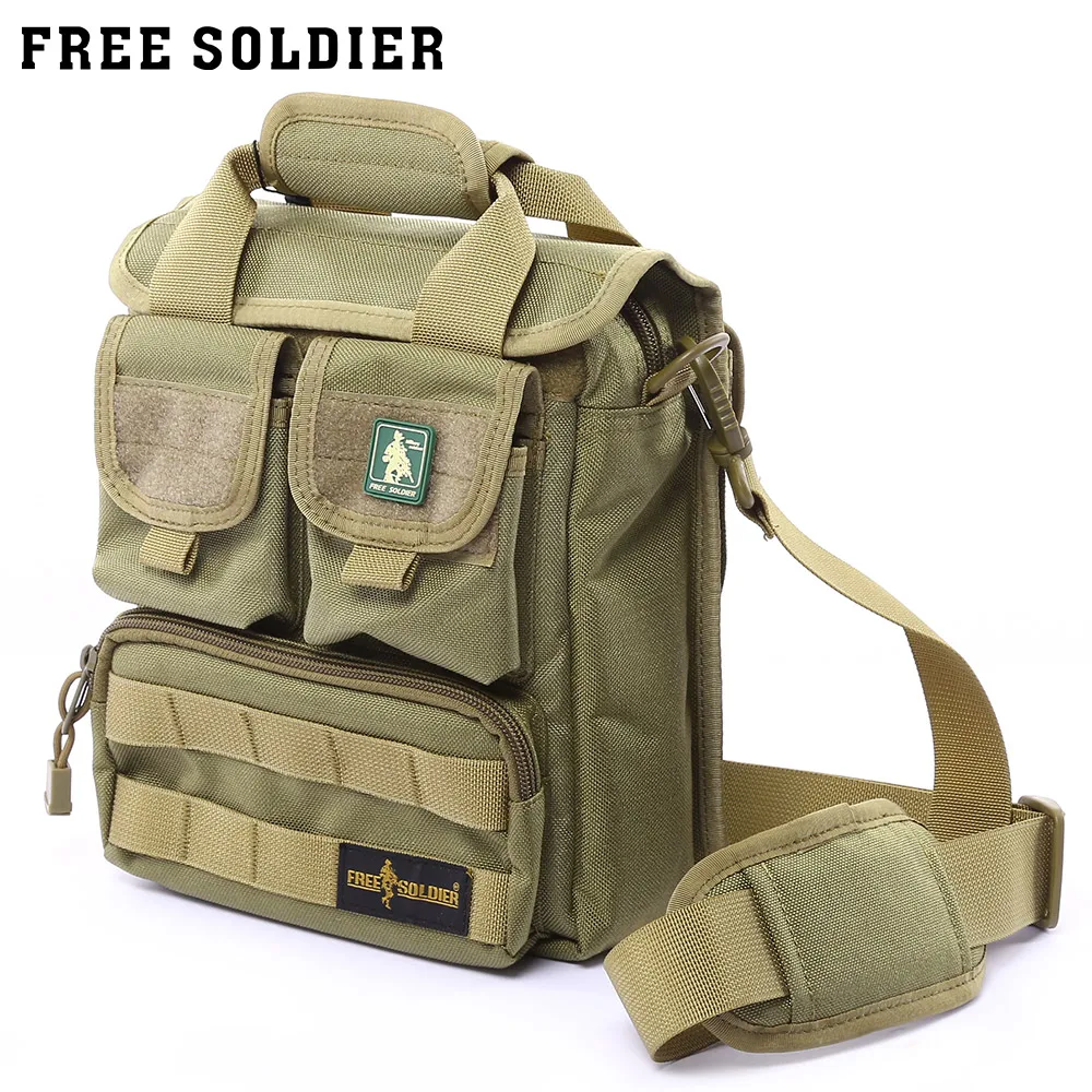 Free Soldier,, Новое поступление,, материал КОРДУРА, YKK, на молнии, для походов и кемпинга, на одно плечо, сумки, мужские, тактические, Удобные сумки
