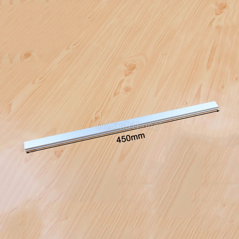 2 шт. Стандартный Алюминиевый т слайдер без отверстий для маршрутизатора Длина