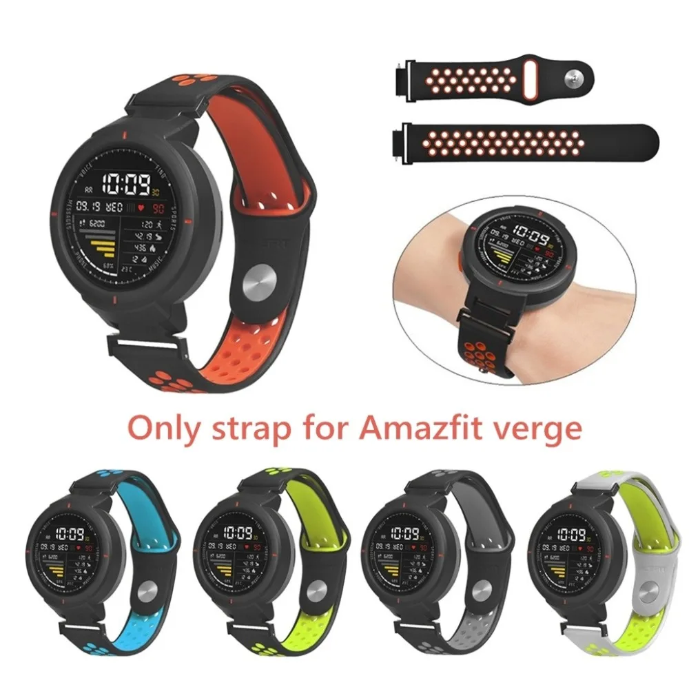 Новая замена для Huami Amazfit Verge Смарт-часы силиконовый ремешок на запястье спортивный мягкий ремешок аксессуары для часов