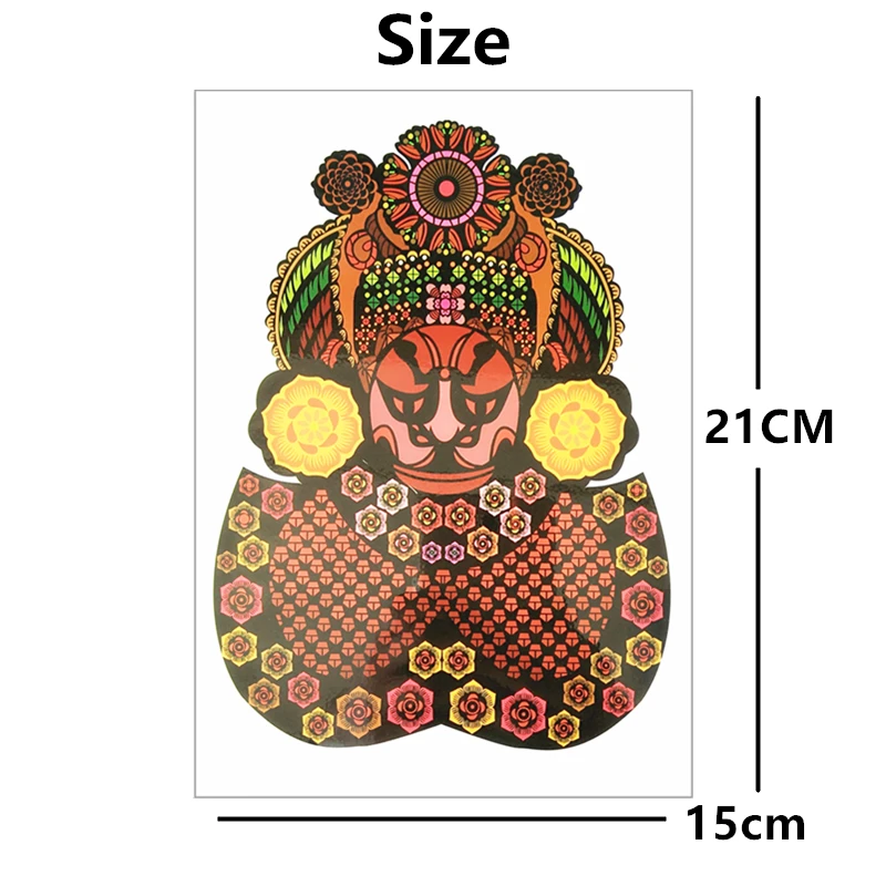 Китайский стиль водонепроницаемая вспышка временная татуировка наклейка