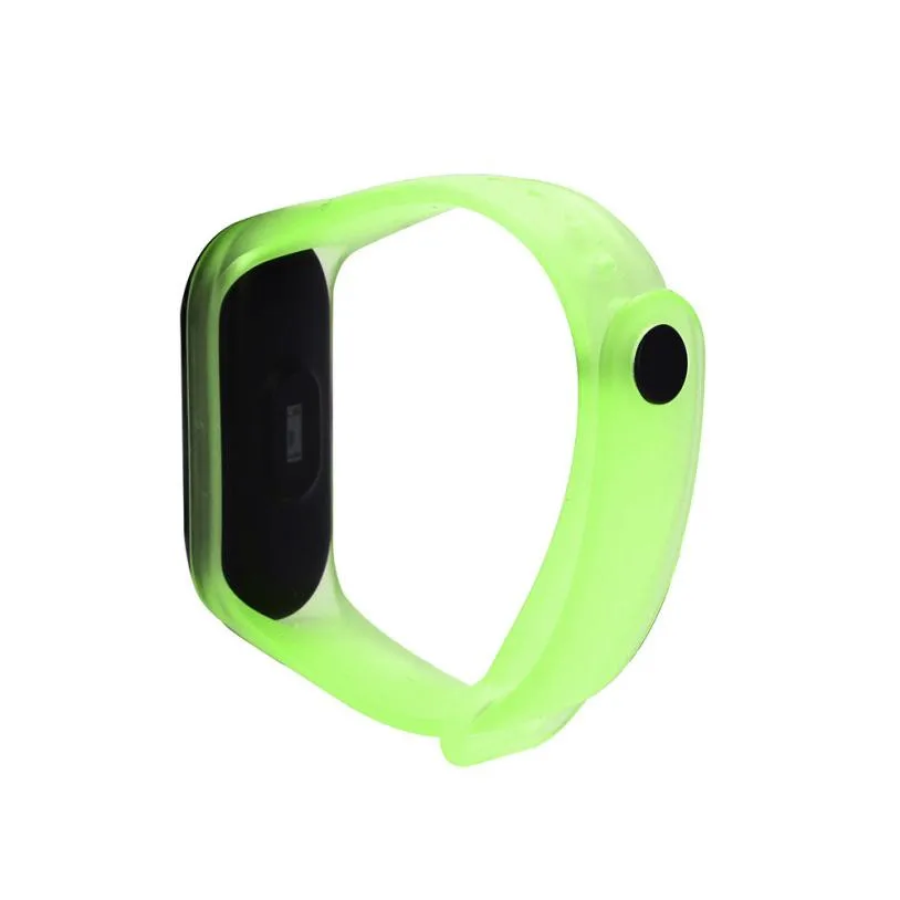 Прозрачный силиконовый сменный браслет на запястье для XiaoMi Mi Band 3 Носимых