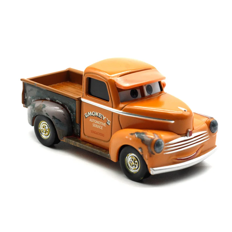 Disney Pixar Cars 2 Lightning McQueen Mater 1:55 литой металлический сплав модель автомобиля подарок
